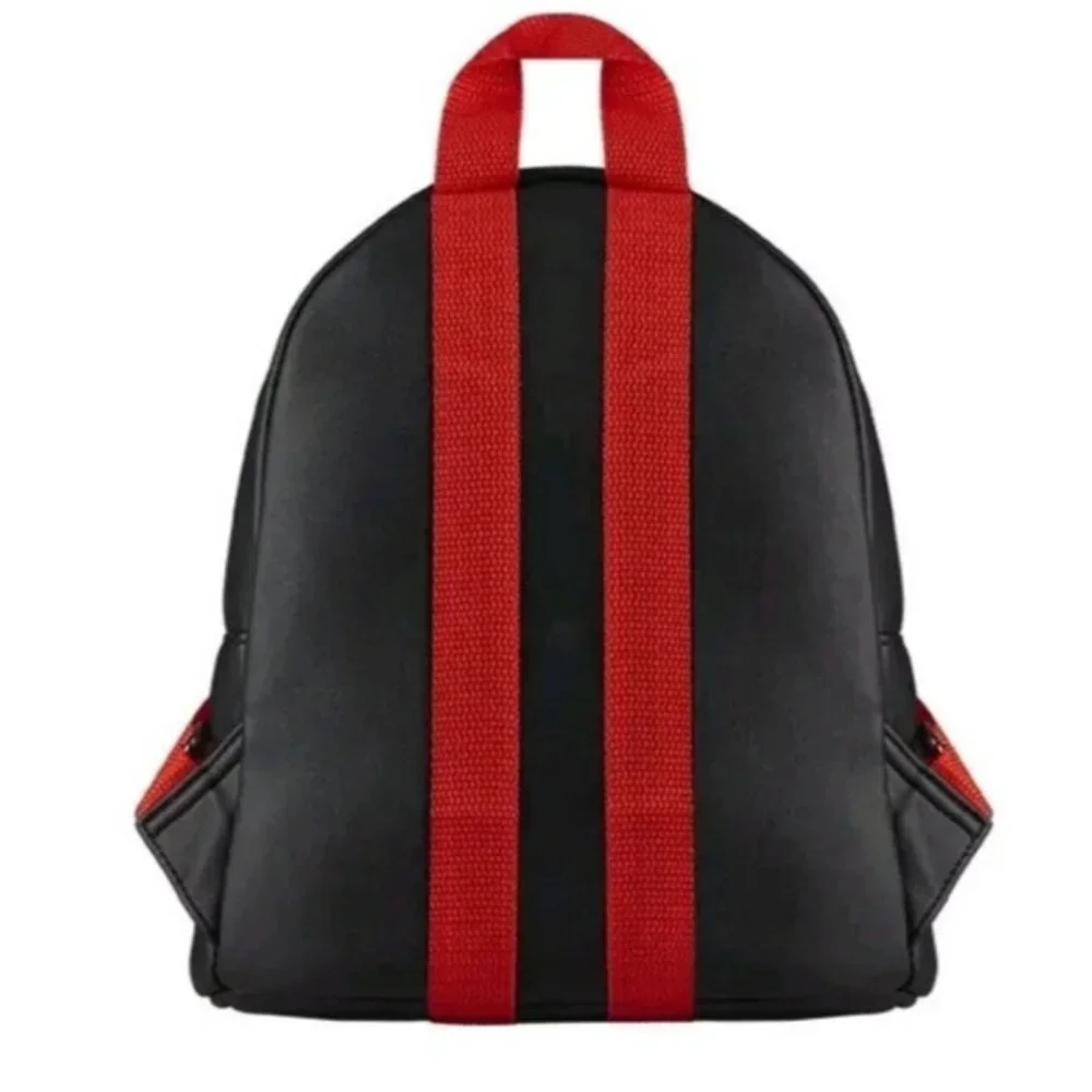 Loungefly Star Wars Darth Vader Mini Backpack Black Faux Leather Cosplay Bag NWT